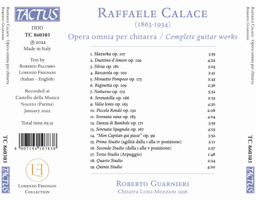 Calace: Complete guitar works - slide-1