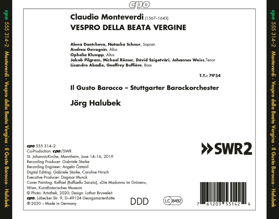 Monteverdi: Vespro della Beata Vergine - slide-1