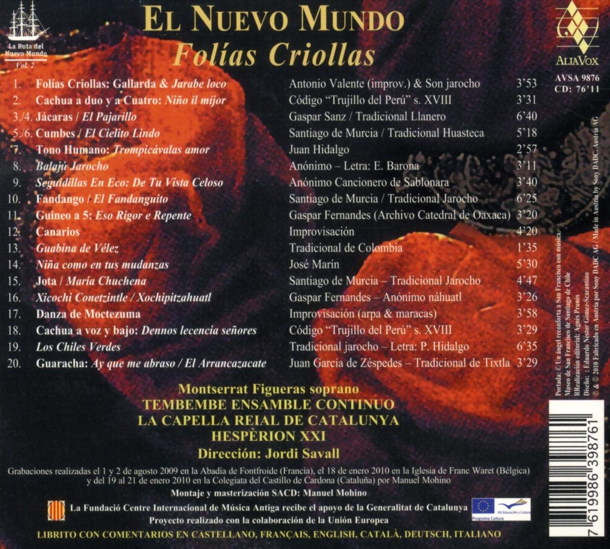 El Nuevo Mundo, Folias Criollas - wybuchowa (!) mieszanka baroku europejskiego i tradycji muzycznych z nowego świata - slide-1