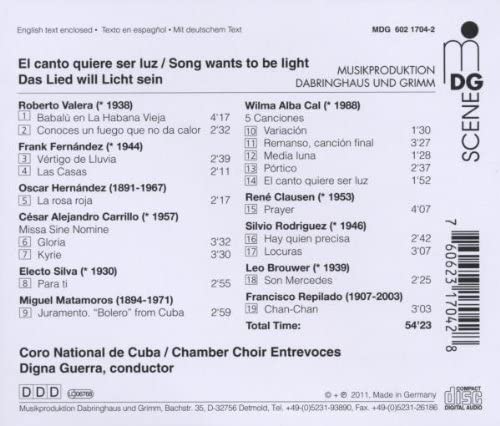 Coro Nacional de Cuba - El Canto Quiere Ser Luz - slide-1