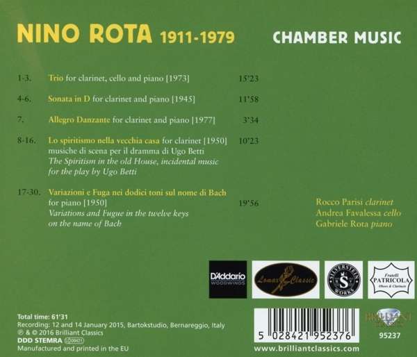 Nino Rota: Chamber Music - slide-1