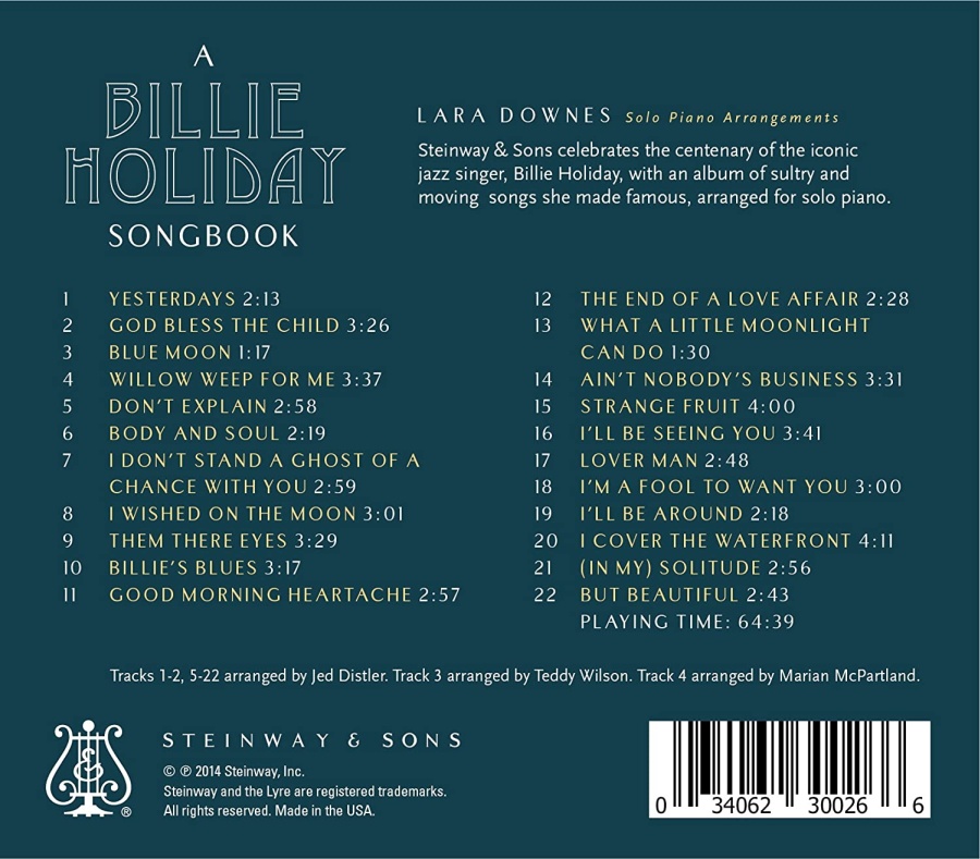 A Billie Holiday Songbook - slide-1