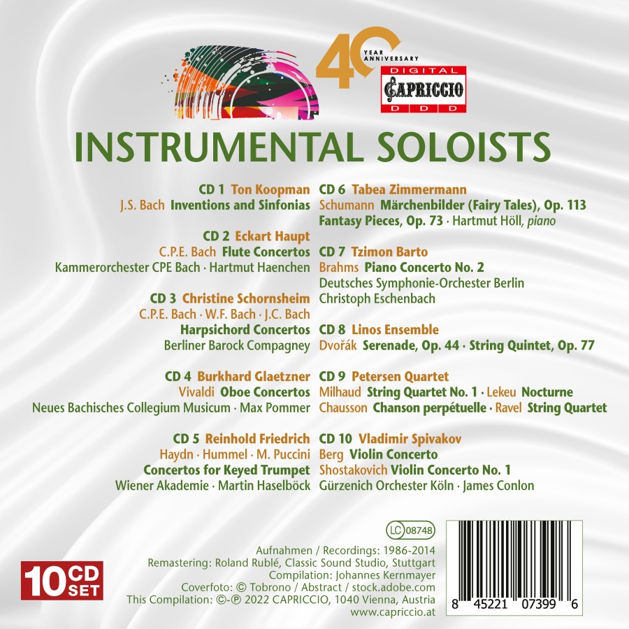 Capriccio 40 Year Anniversary - Instrumental Soloists - slide-1