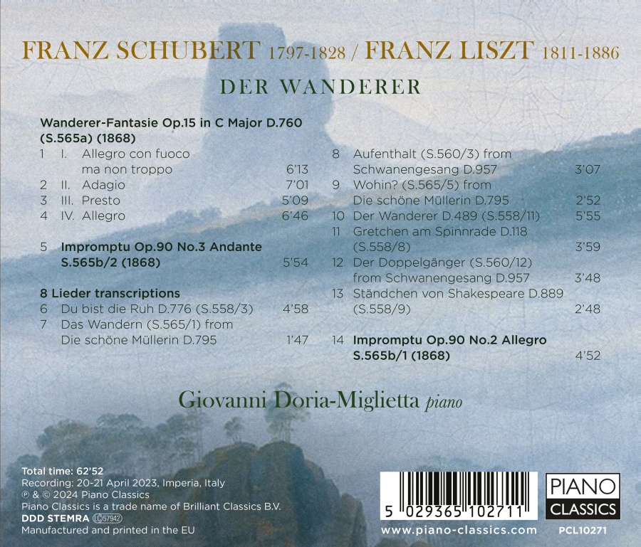Schubert / Liszt: Der Wanderer, Wanderer Fantasie - slide-1