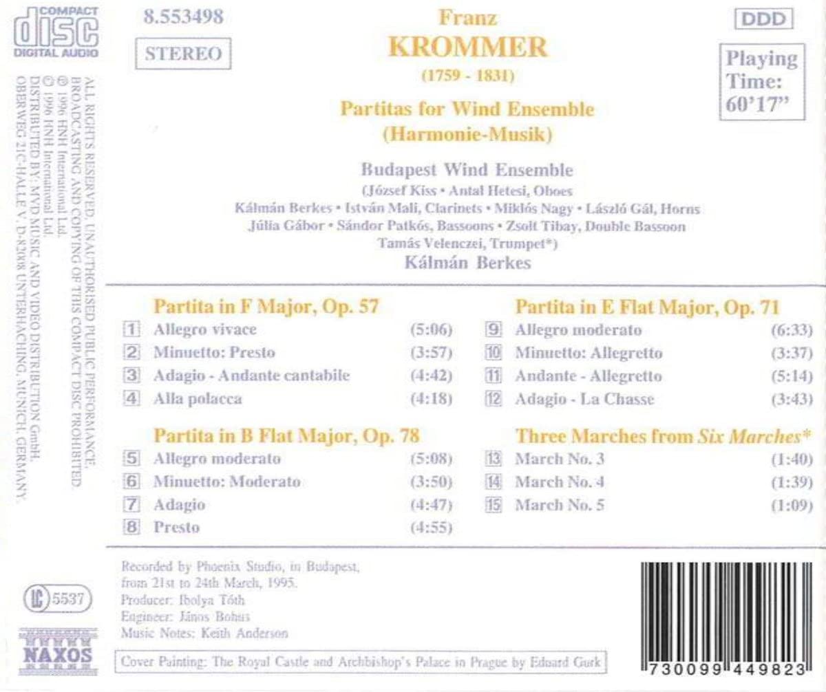 KROMMER: Partitas for Wind Ensamble - slide-1