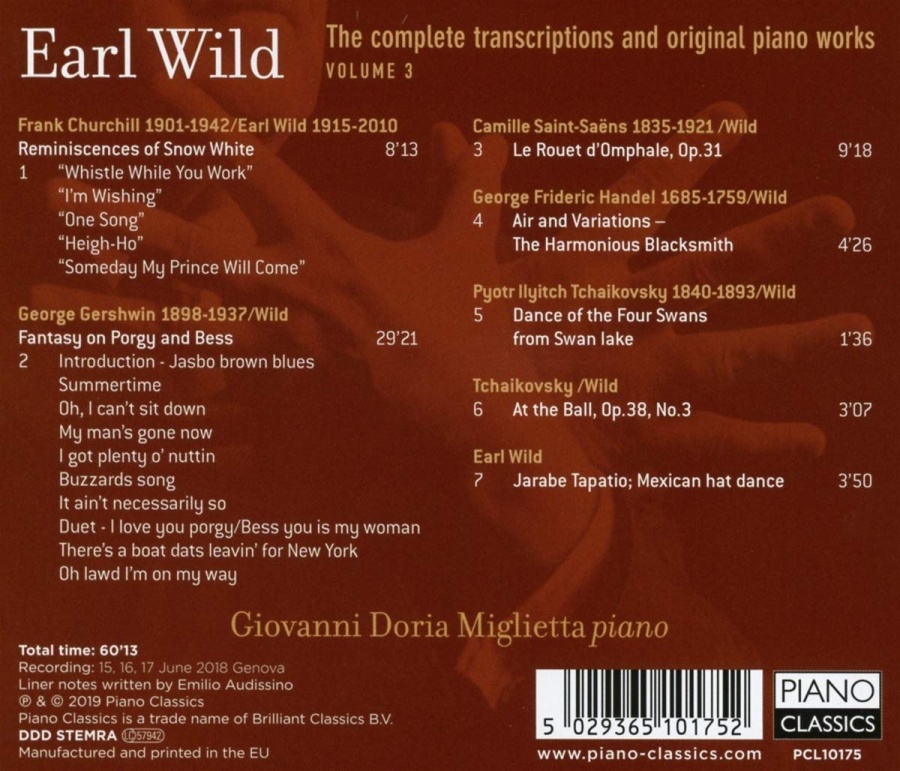 Wild: The Complete Transcriptions and Original Piano Works Vol. 3 - slide-1