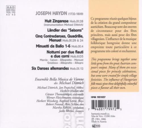 Haydn: Zingarese, Ländler, Nocturnes  - slide-1