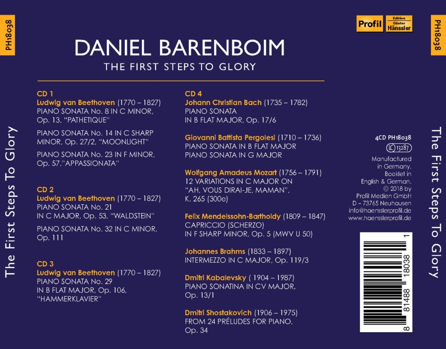 Daniel Barenboim - The First Steps To Glory - slide-1