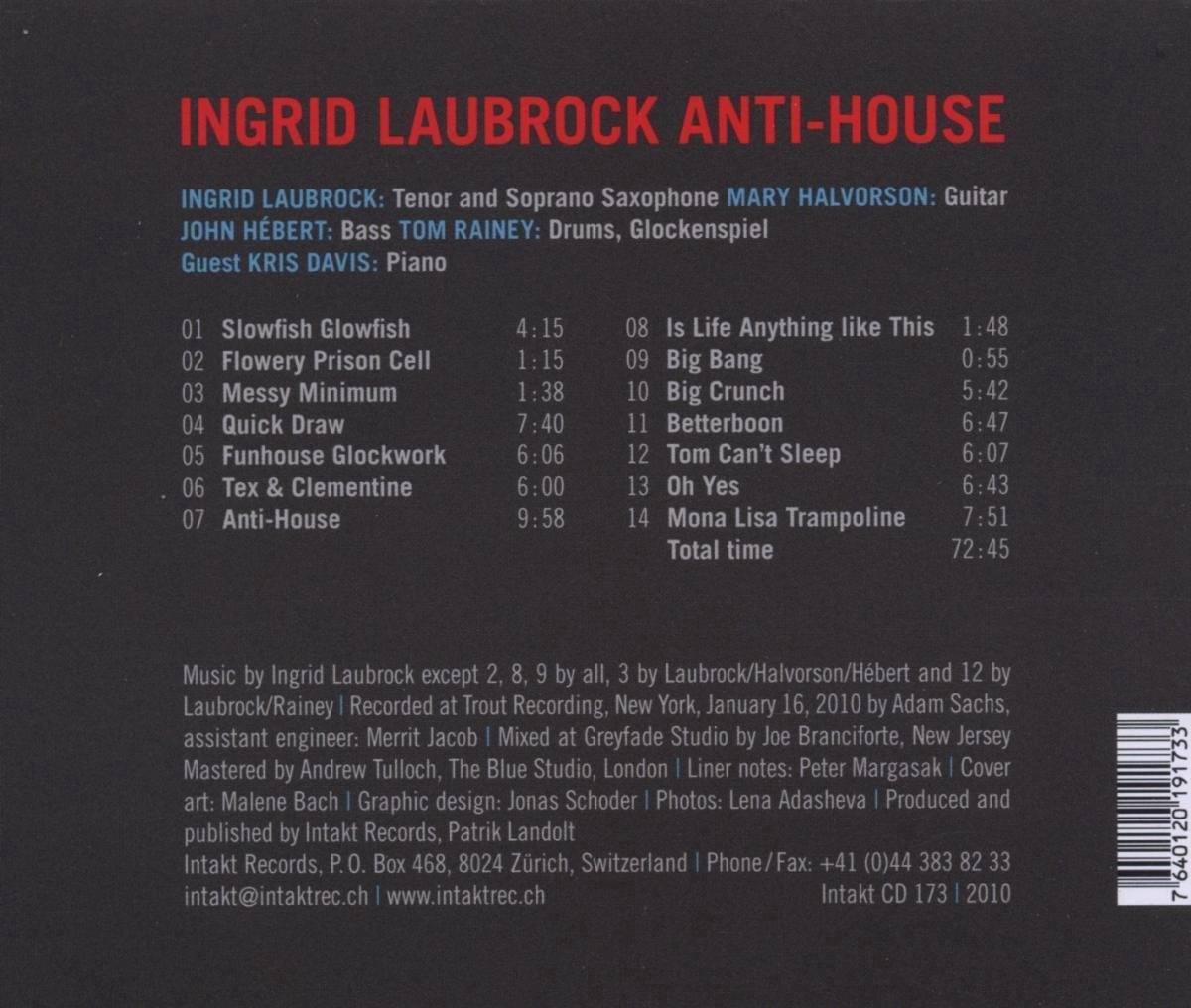 Ingrid Laubrock: Anti-House - slide-1