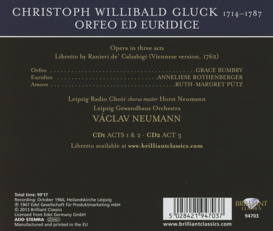 Gluck: Orfeo ed Euridice - slide-1