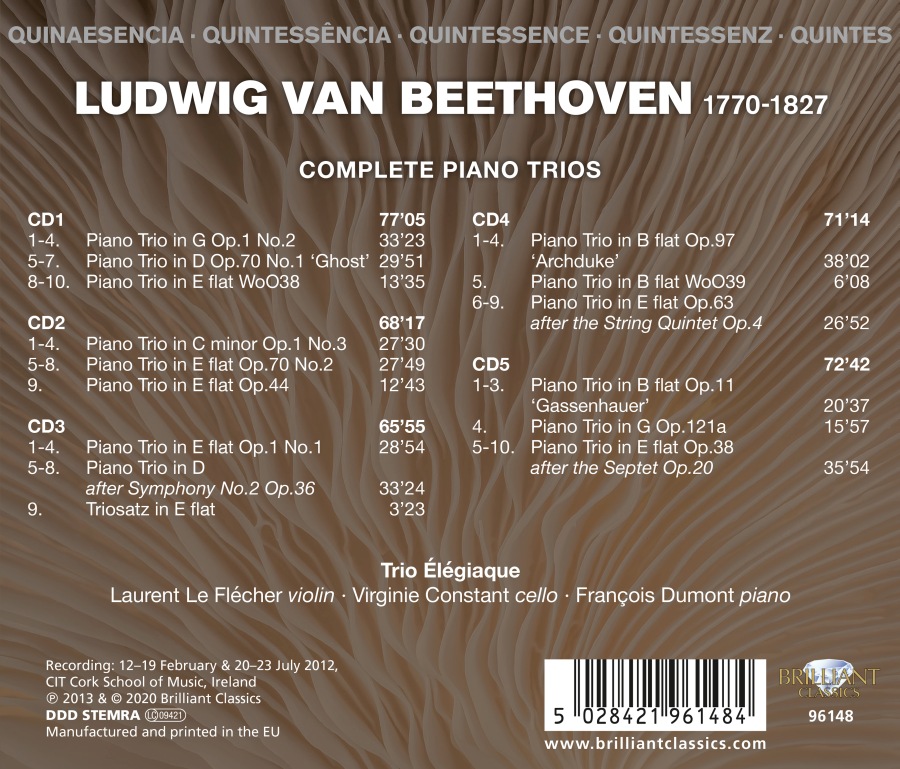Quintessence Beethoven: Complete Piano Trios - slide-1
