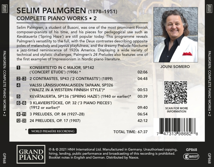 Palmgren: Complete Piano Works Vol. 2 - slide-1