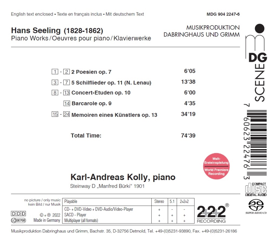 Seeling: Piano Works - slide-1