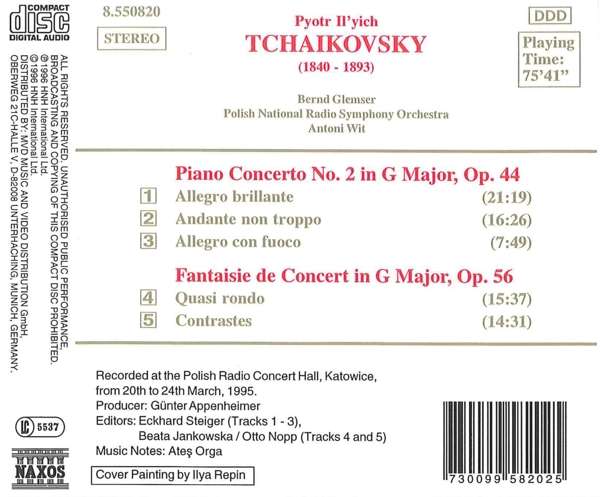 TCHAIKOVSKY: Piano Concerto no. 2 - slide-1