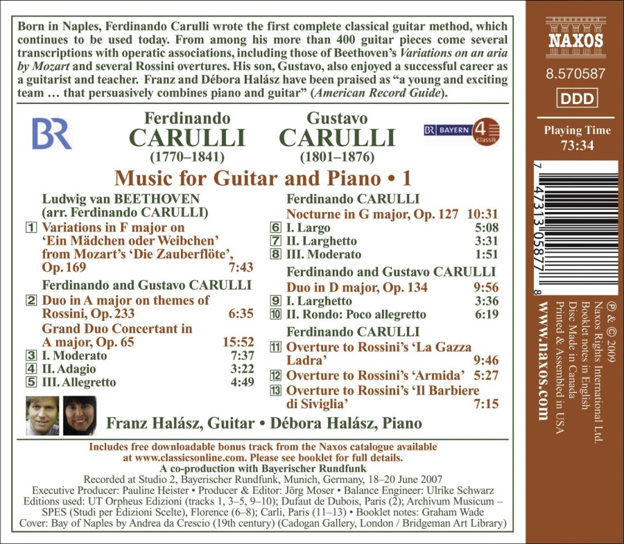 Carulli: Music for Guitar and Piano Vol. 1 - slide-1