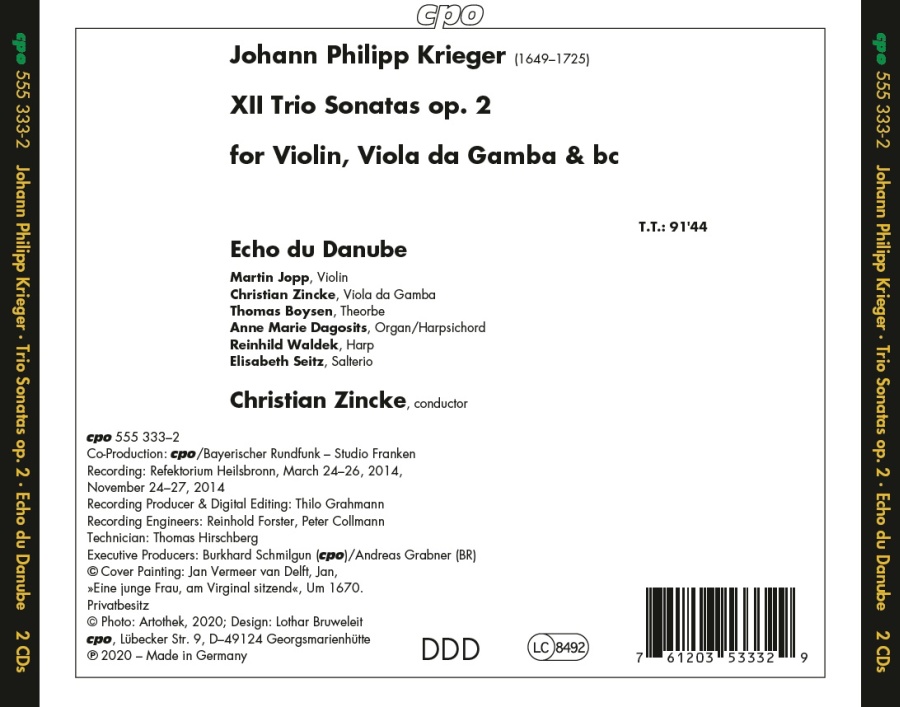 Krieger: 12 Trio Sonatas op. 2 - slide-1