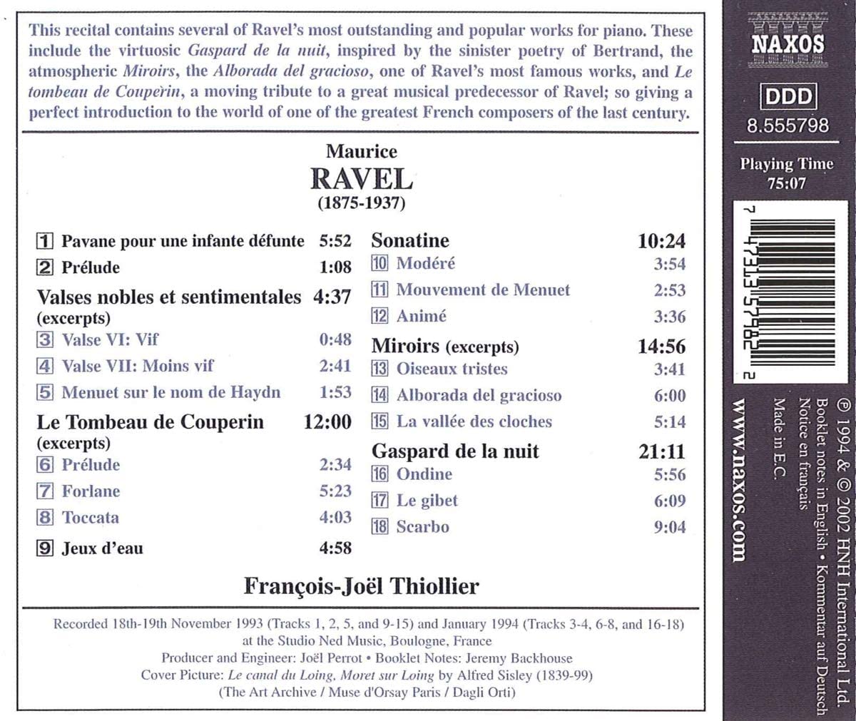 RAVEL: Piano Favourities - slide-1