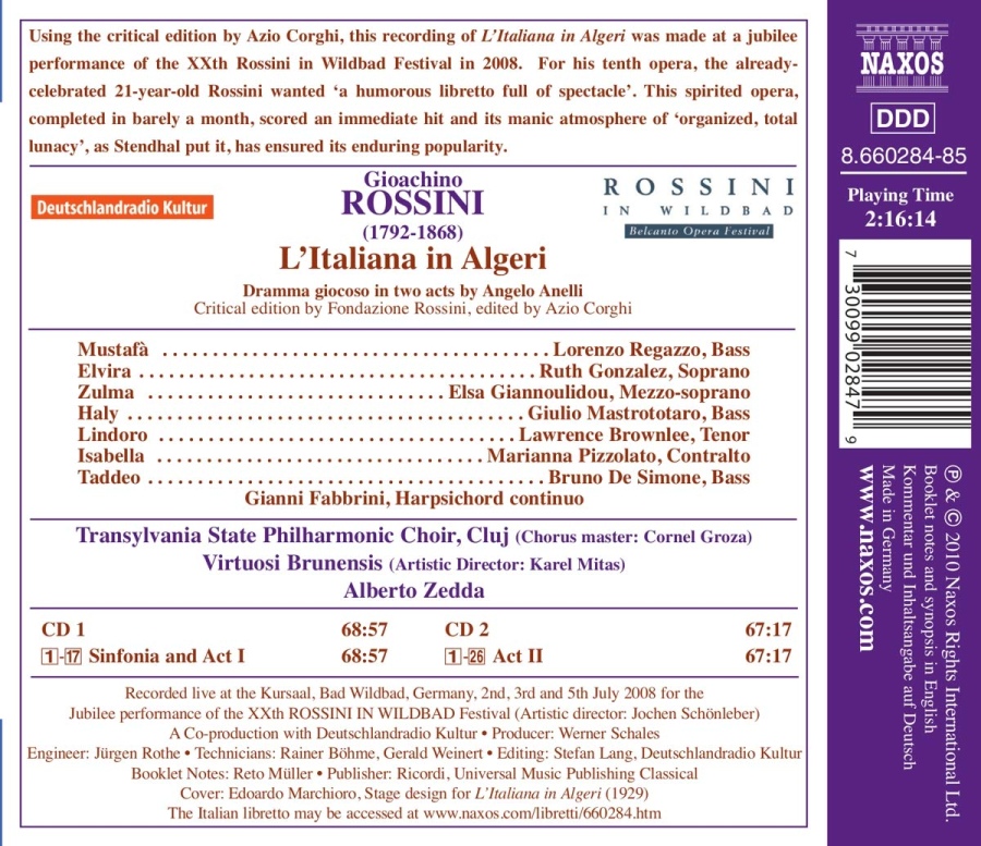 Rossini: L´Italiana in Algeri - slide-1