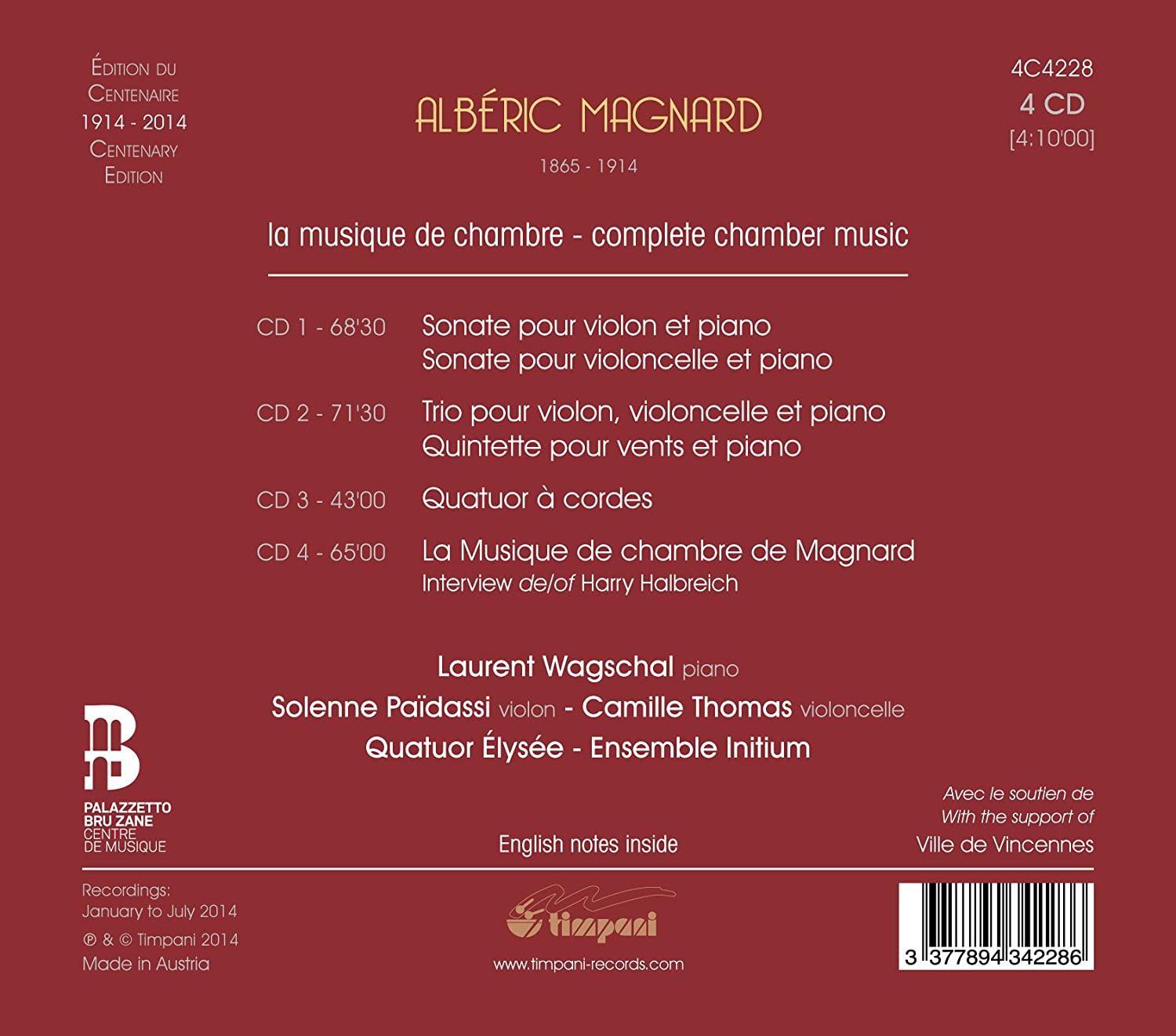 Magnard: La Musique de Chambre - slide-1