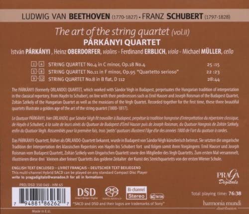 Beethoven / Schubert: The Art of the String Quartet, Vol.11 - slide-1
