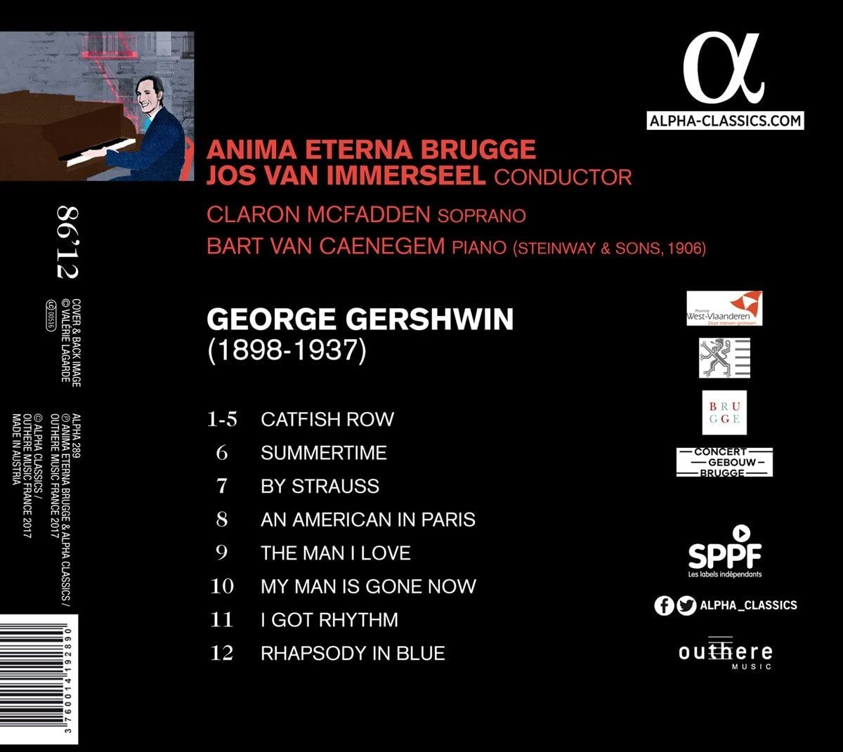 GERSHWIN: Summertime; An American in Paris; I got Rhythm; Rhapsody in Blue; ... - slide-1