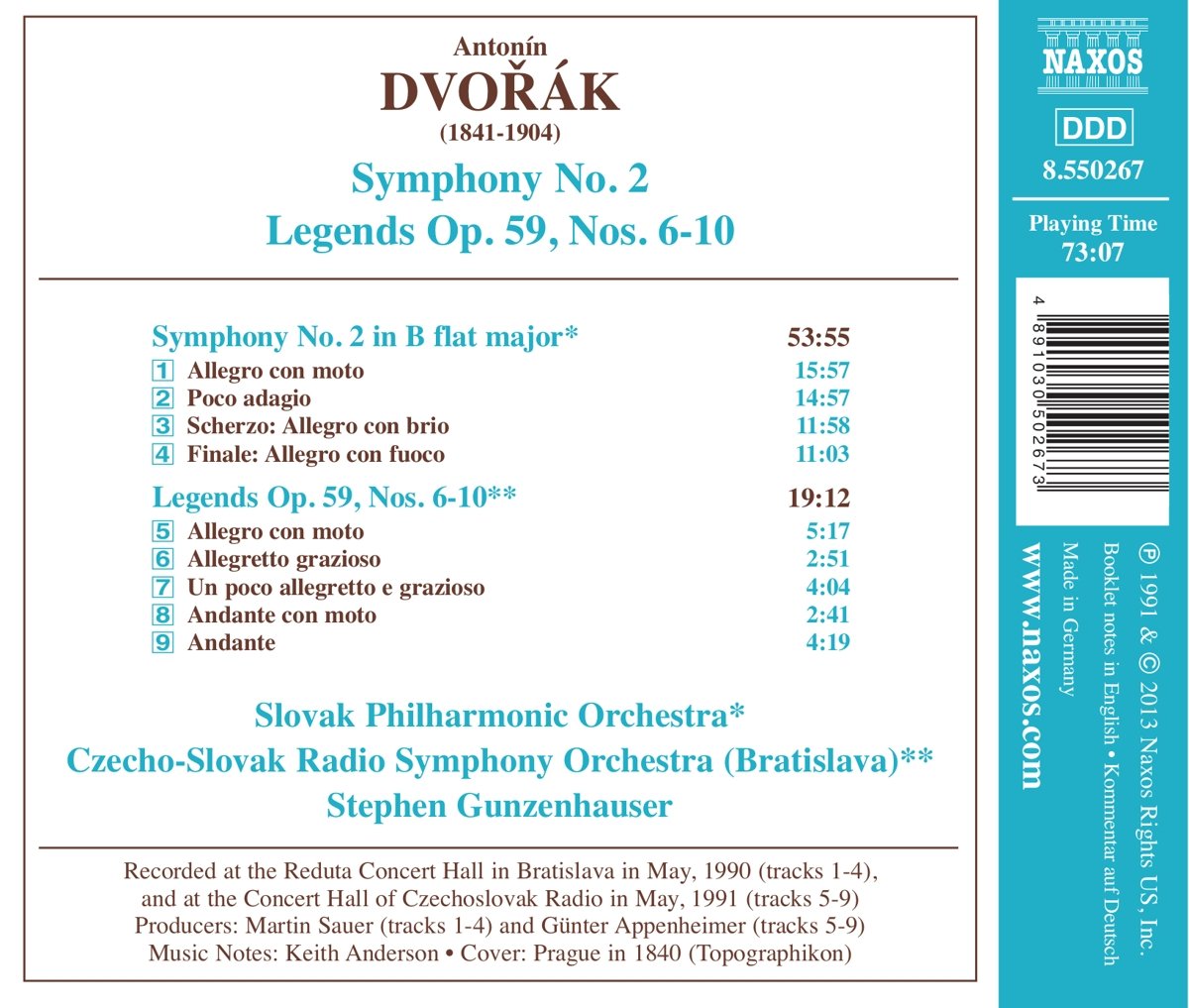 Dvorak: Symphony no. 2 - slide-1