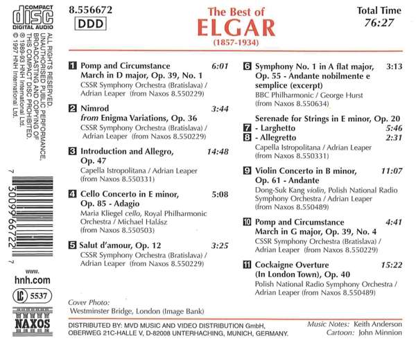 THE BEST OF ELGAR - slide-1