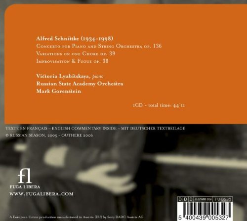 Schnittke: Concerto for piano, Variations, Improvisation - slide-1