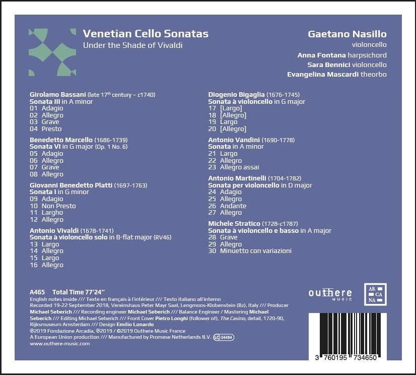 Venetian Cello Sonatas - slide-1