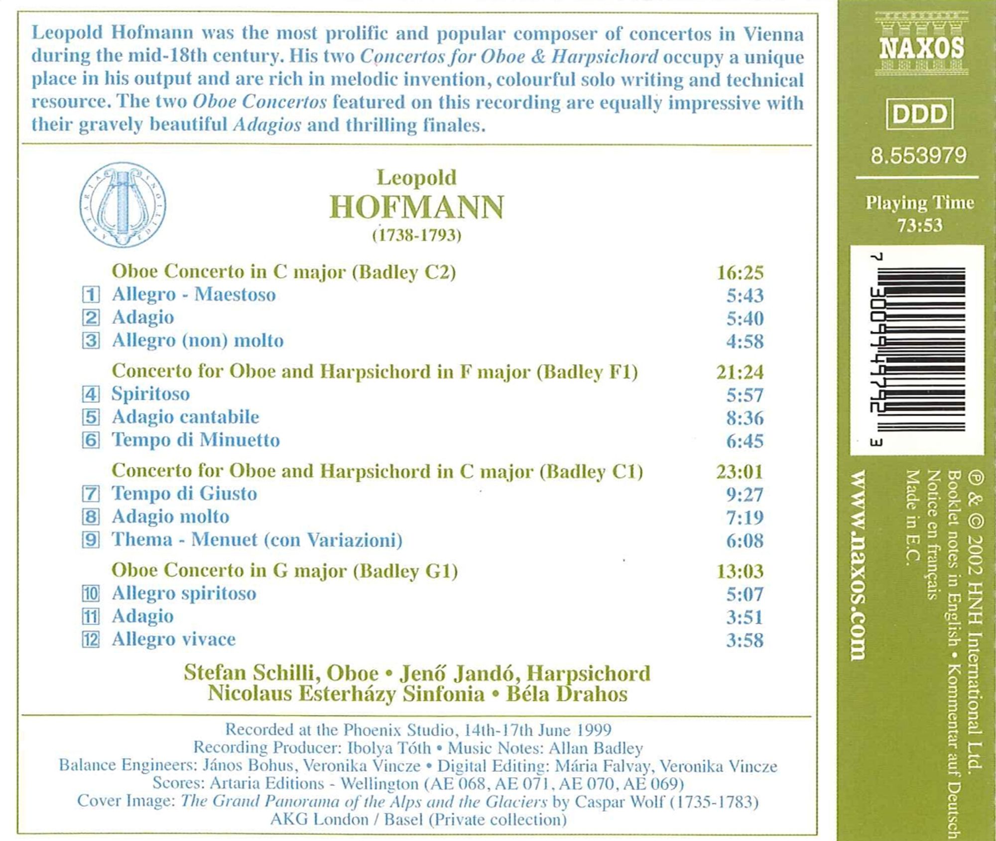 HOFMANN: Oboe Concetos - slide-1