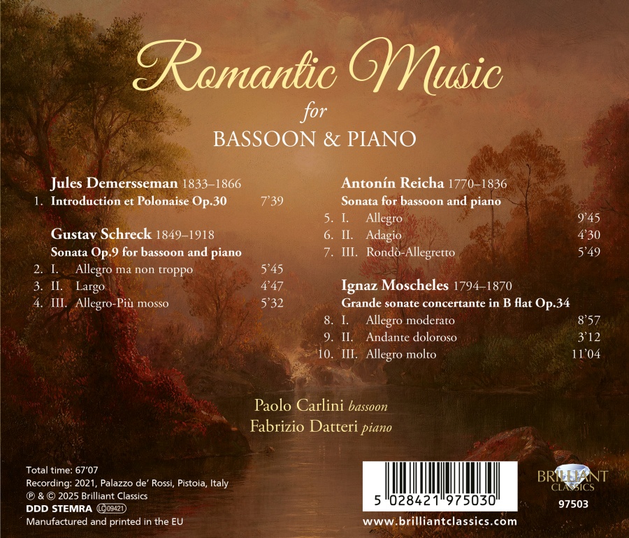Romantic Music for Bassoon & Piano - slide-1