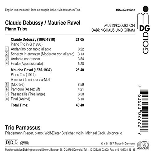 Debussy & Ravel: Piano Trios - slide-1