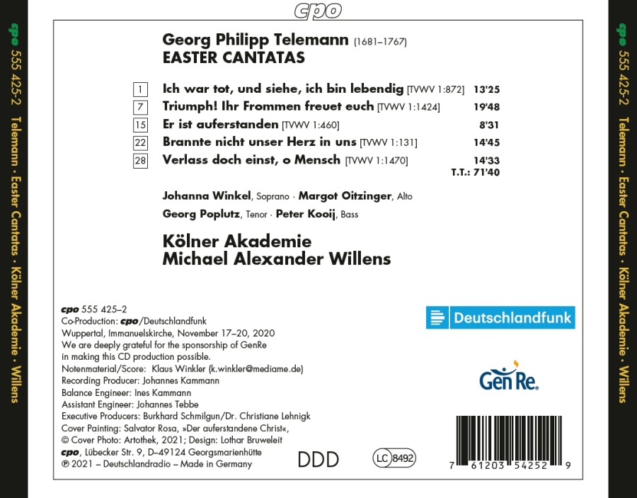 Telemann: Easter Cantatas - slide-1