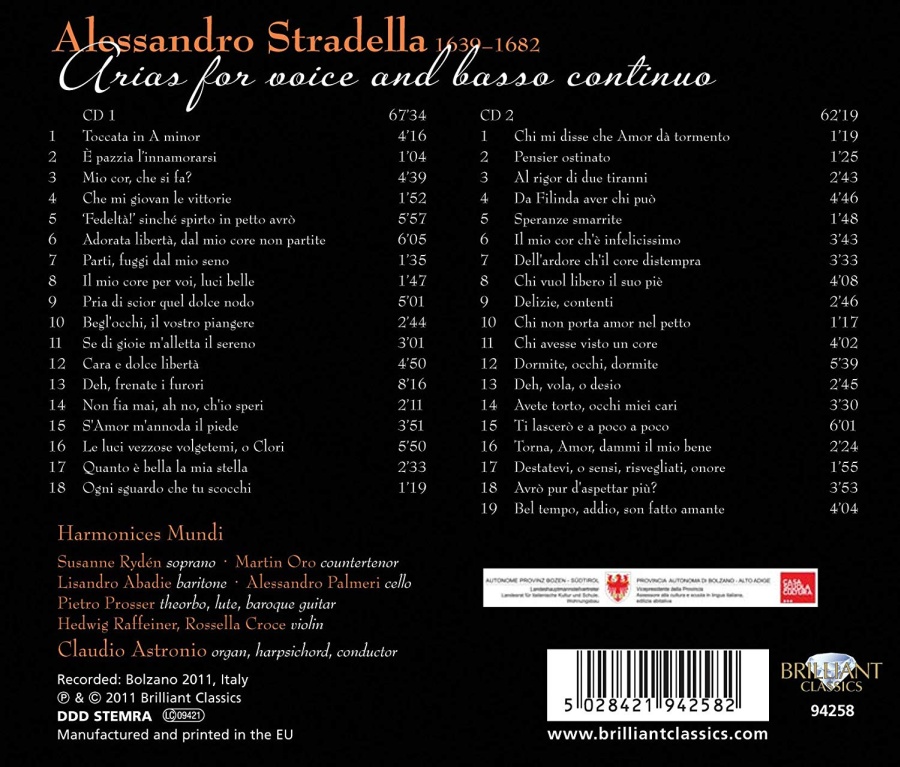 Stradella: Italian Arias - slide-1