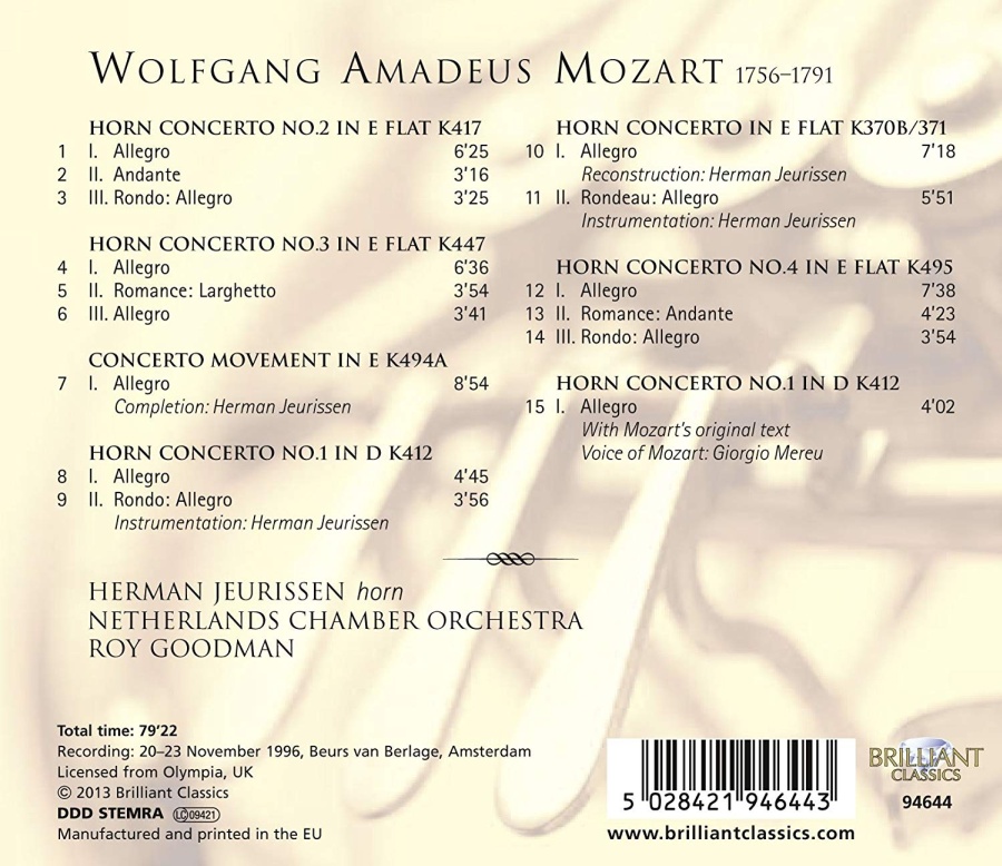 Mozart: Horn Concertos - slide-1