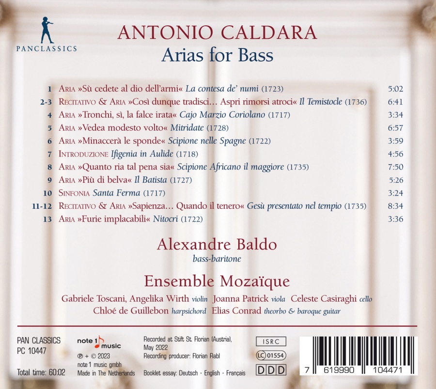 Antonio Caldara: Arias for Bass - slide-1