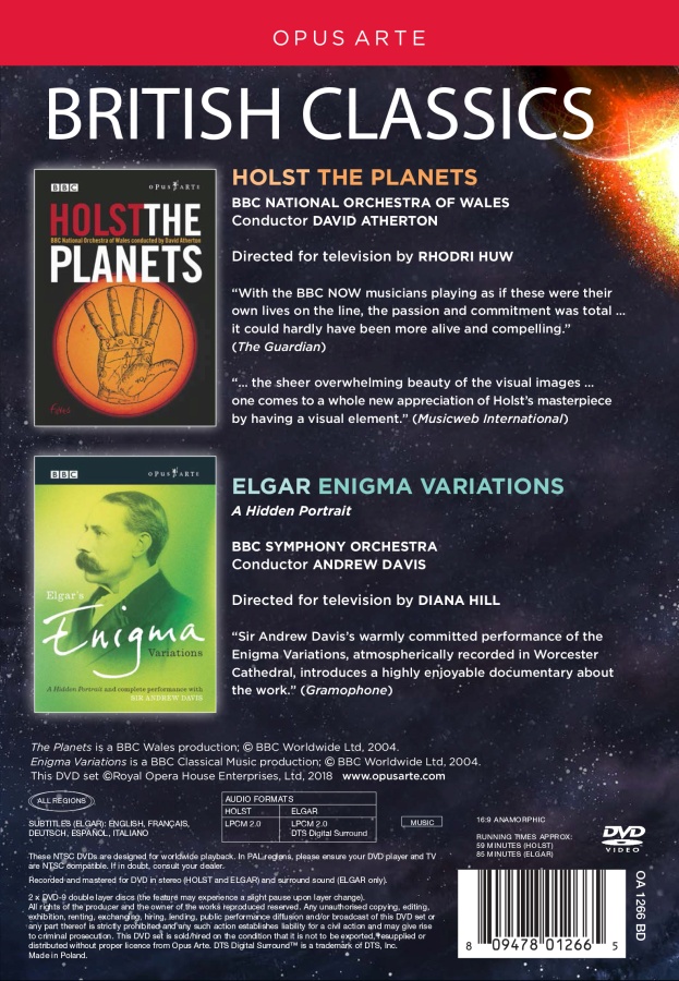 British Classics - Holst: The Planets; Elgar: Enigma Variations - slide-1