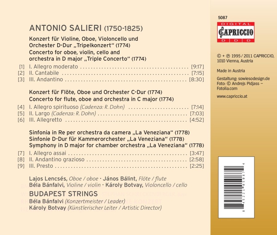 Salieri: La Veneziana - Concertos - slide-1