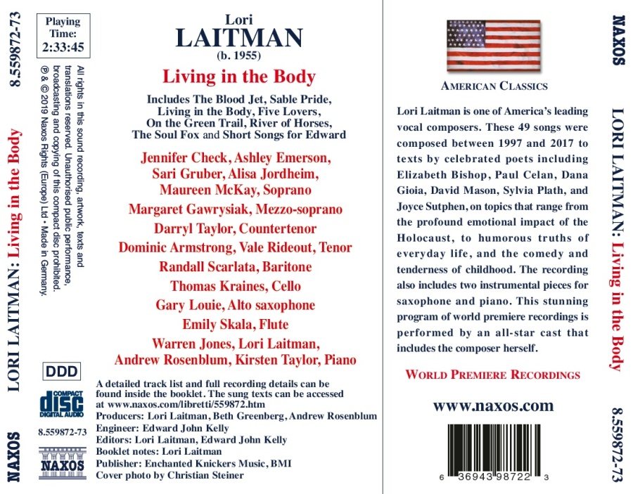 Living in the Body - Songs of Lori Laitman - slide-1