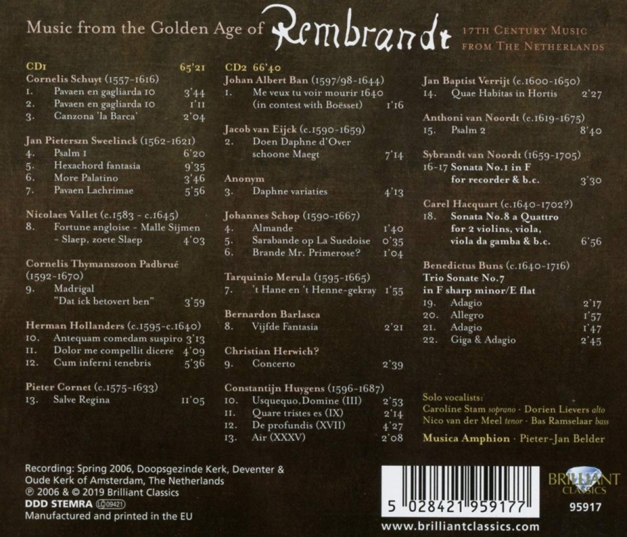 Music from the Golden Age of Rembrandt - slide-1