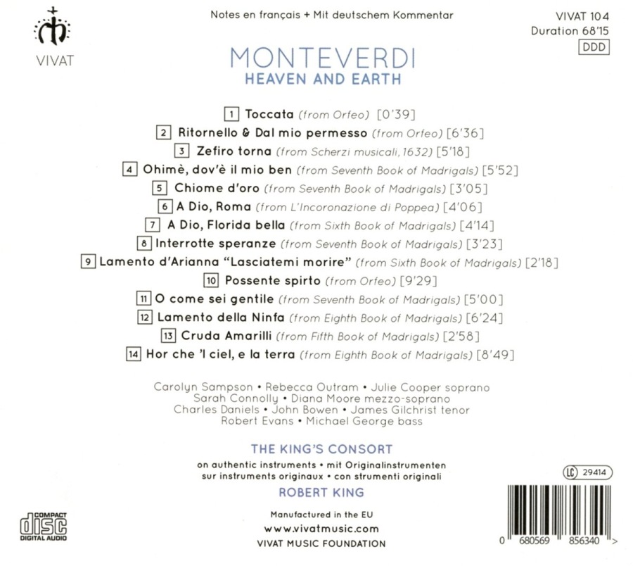 Monteverdi: Heaven and Earth - slide-1