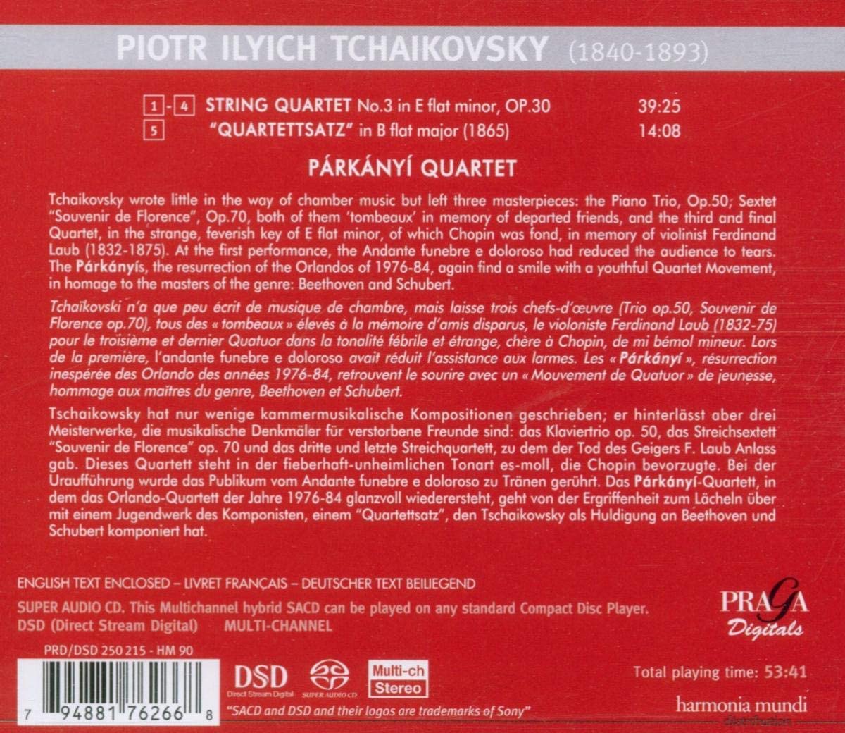 Tchaikovsky - String Quartet No 3 - slide-1