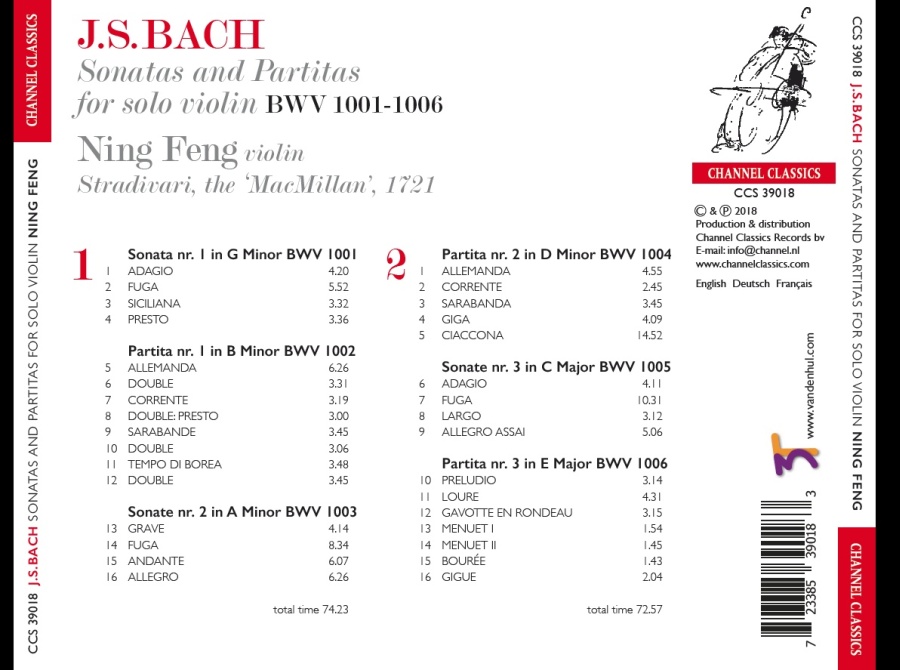 Bach: Sonatas and Partitas for solo violin - slide-1