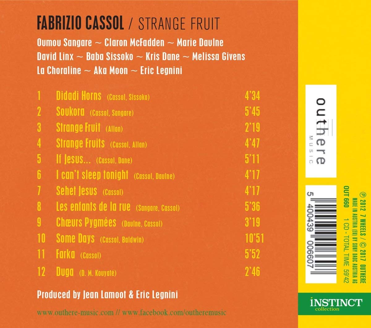 Cassol, Fabrizio: Strange Fruit - slide-1