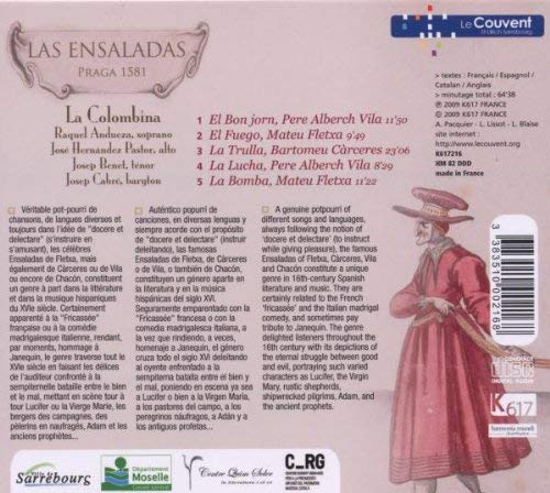 Las Ensaladas - Spanish Songs of the 16th century - slide-1