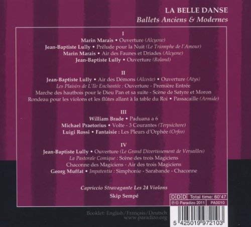 La Belle Danse - Lully, Marais, Muffat, Brade, Praetorius: Ballets Anciens & Modernes - slide-1