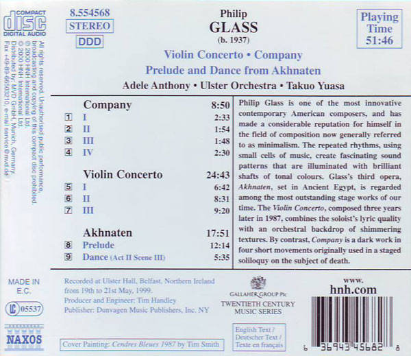 GLASS: Violin Concerto - slide-1