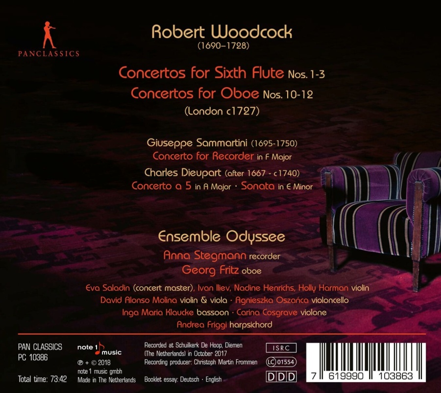 Woodcock: Concertos for Recorder & Oboe - slide-1