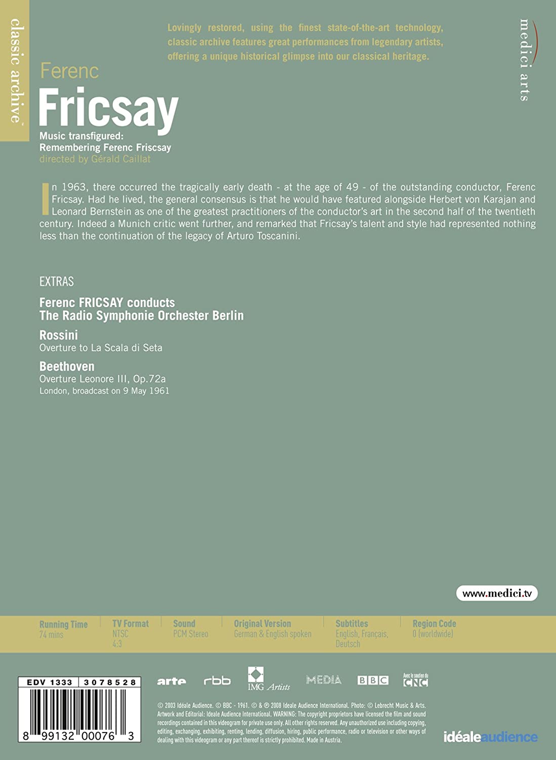 Classic Archive: Music Transfigured: Remembering Ferenc Fricsay - slide-1