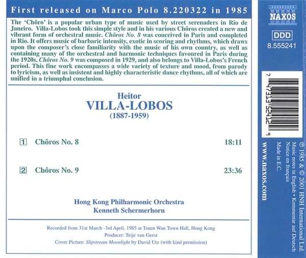 VILLA-LOBOS: Choros nos. 8 & 9 - slide-1